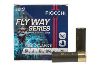 Fiocchi Flyway 2 Shot 3" 1.2oz 12 Gauge Ammunition comes in a box of 20